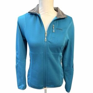 Patagonia Women's Piton Hybrid Polartec Jacket Sz Small Blue Outdoors Hiking